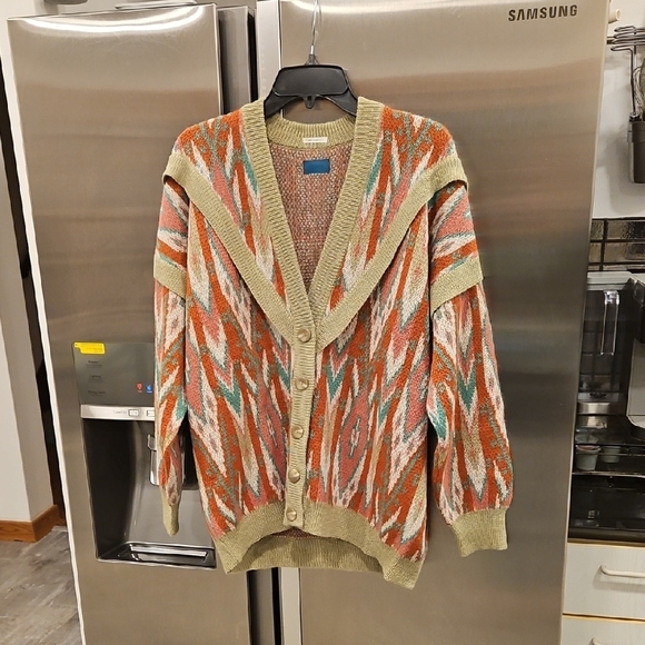 💕MOTHER💕 The Shake It Up Cardigan ~ Go With The Flow NWOT - Picture 1 of 8
